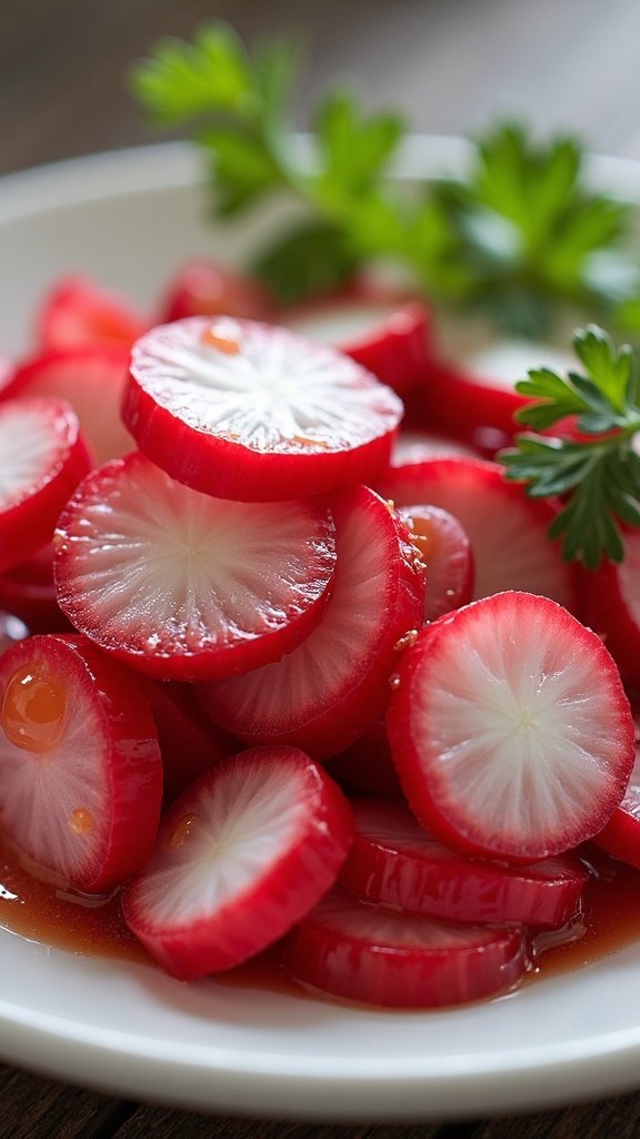 Tangy Pickled Radish Medley