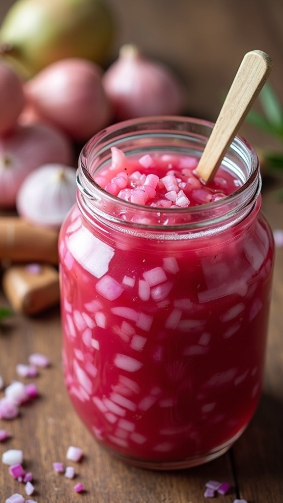 Tangy Pickled Red Onions Relish