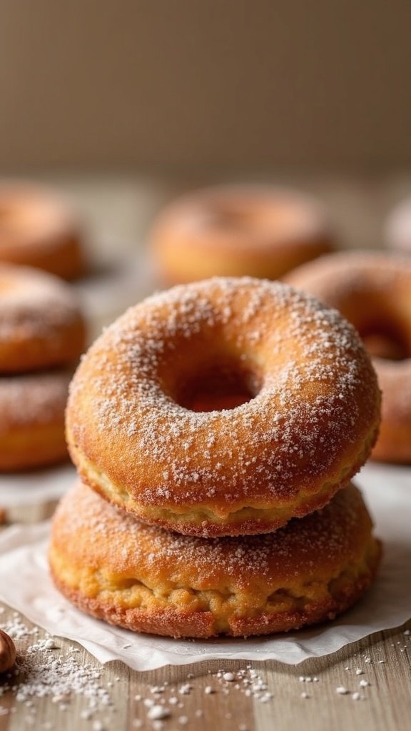 Vegan Apple Cider Doughnuts