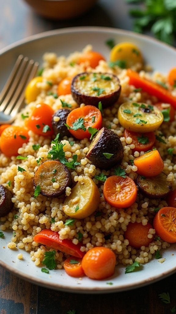 Vegan Couscous with Roasted Veggies