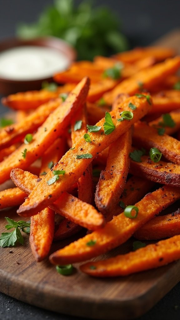 Vegan Sweet Potato Fries for Game Night