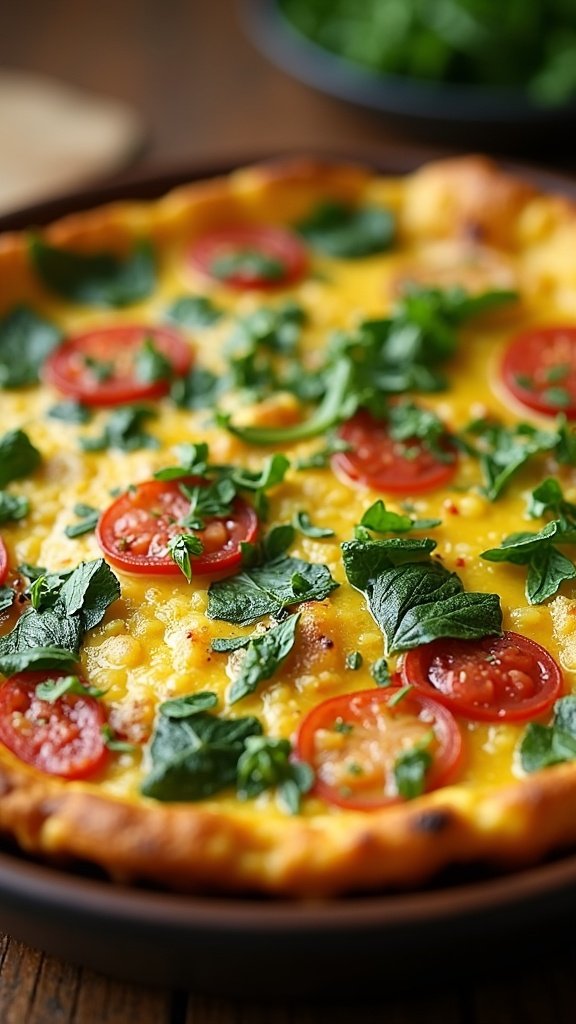 Vegetarian Frittata for Dinner