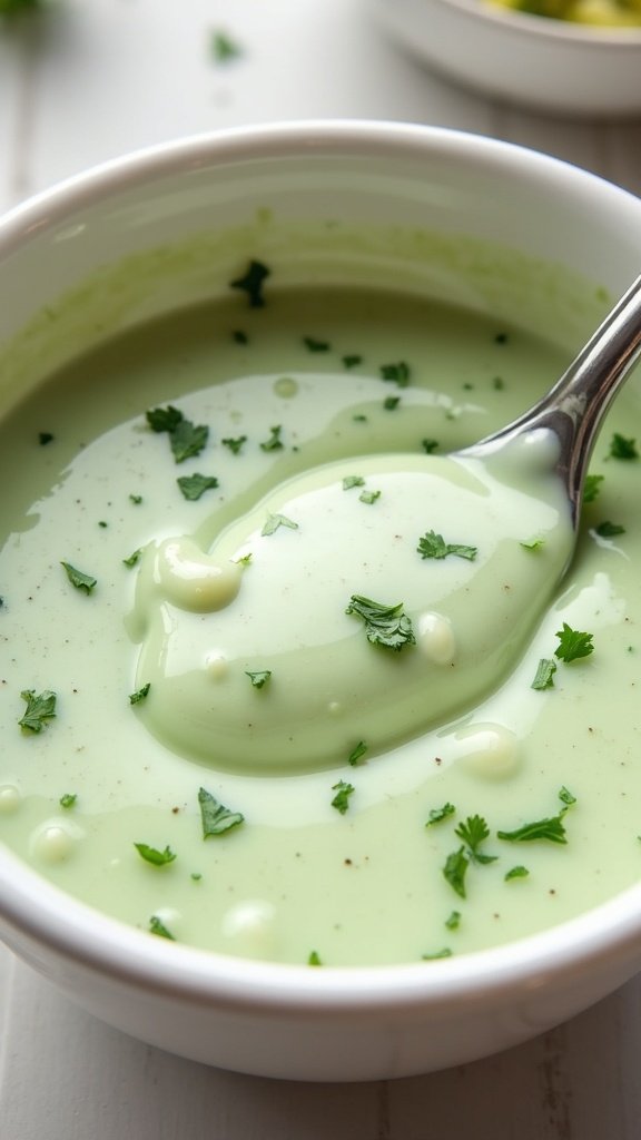 Creamy Yogurt Cilantro Salad Dressing
