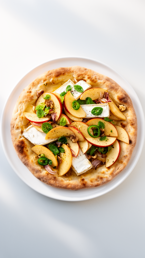 Savory Apple and Brie Flatbread