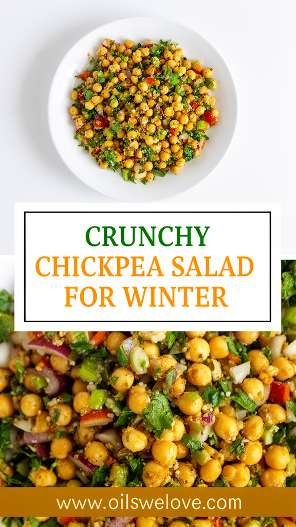 Crunchy Chickpea Salad for Winter